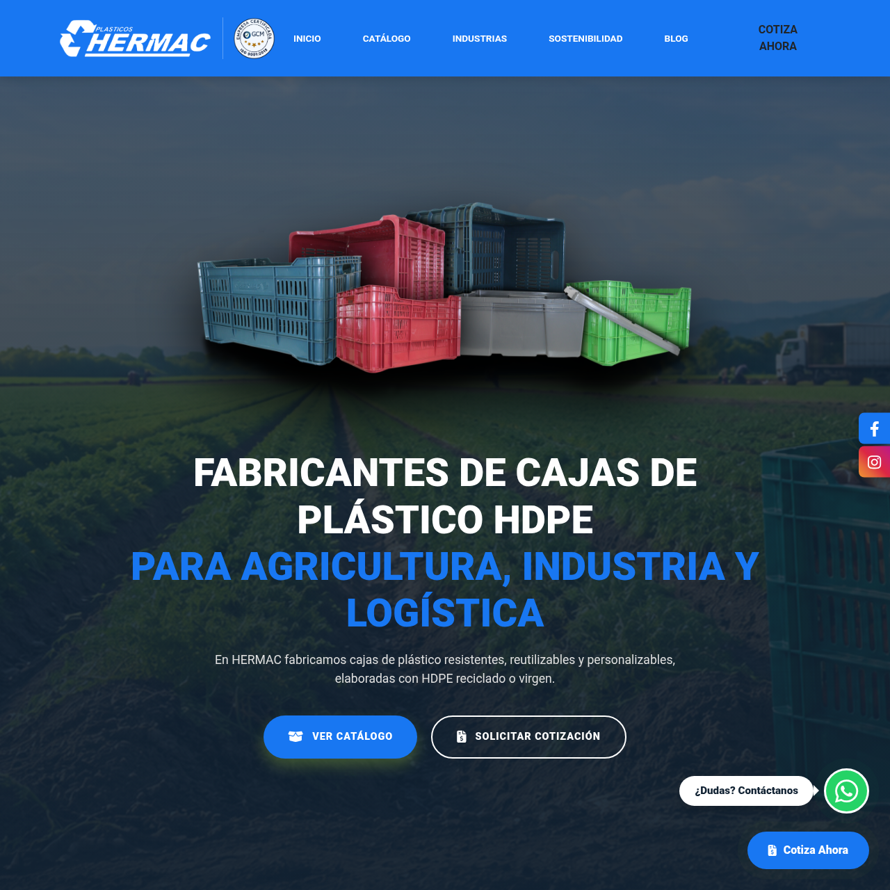 Plásticos HERMAC - Sitio Web